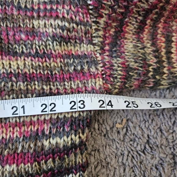 Adora embroidered textured cowlneck sweater Sz S/M - Picture 7 of 9